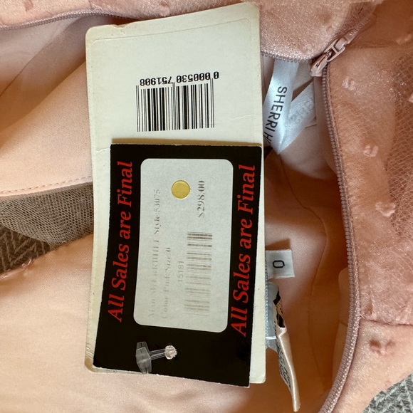 211-PMTT NWT Sherri Hill Pink Short Formal , Homecoming , Pageant Dress Size 0. - Picture 7 of 13